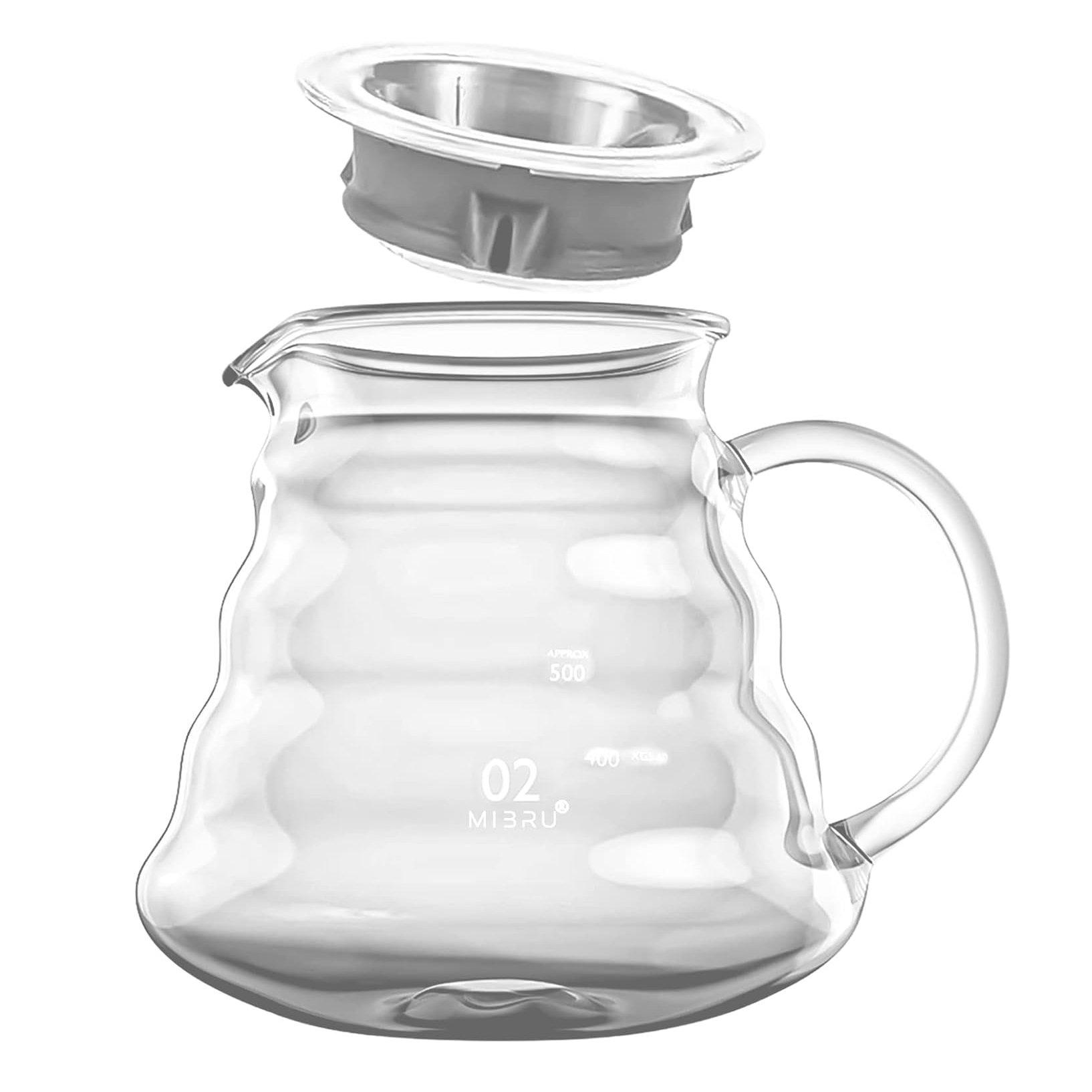 ميبرو Mibru Coffee Pot Glass Server 600ml 600 ml