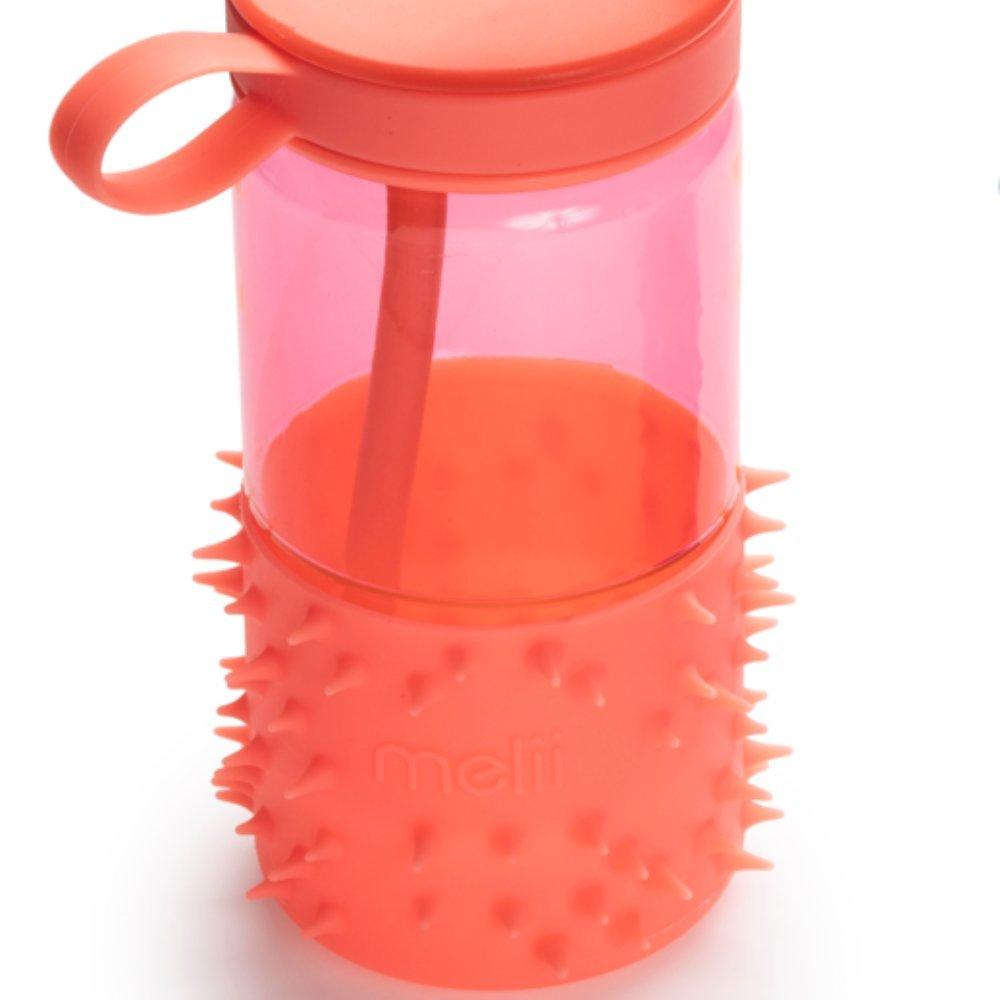 Melii - Spikey Water Bottle 17 oz Coral 1