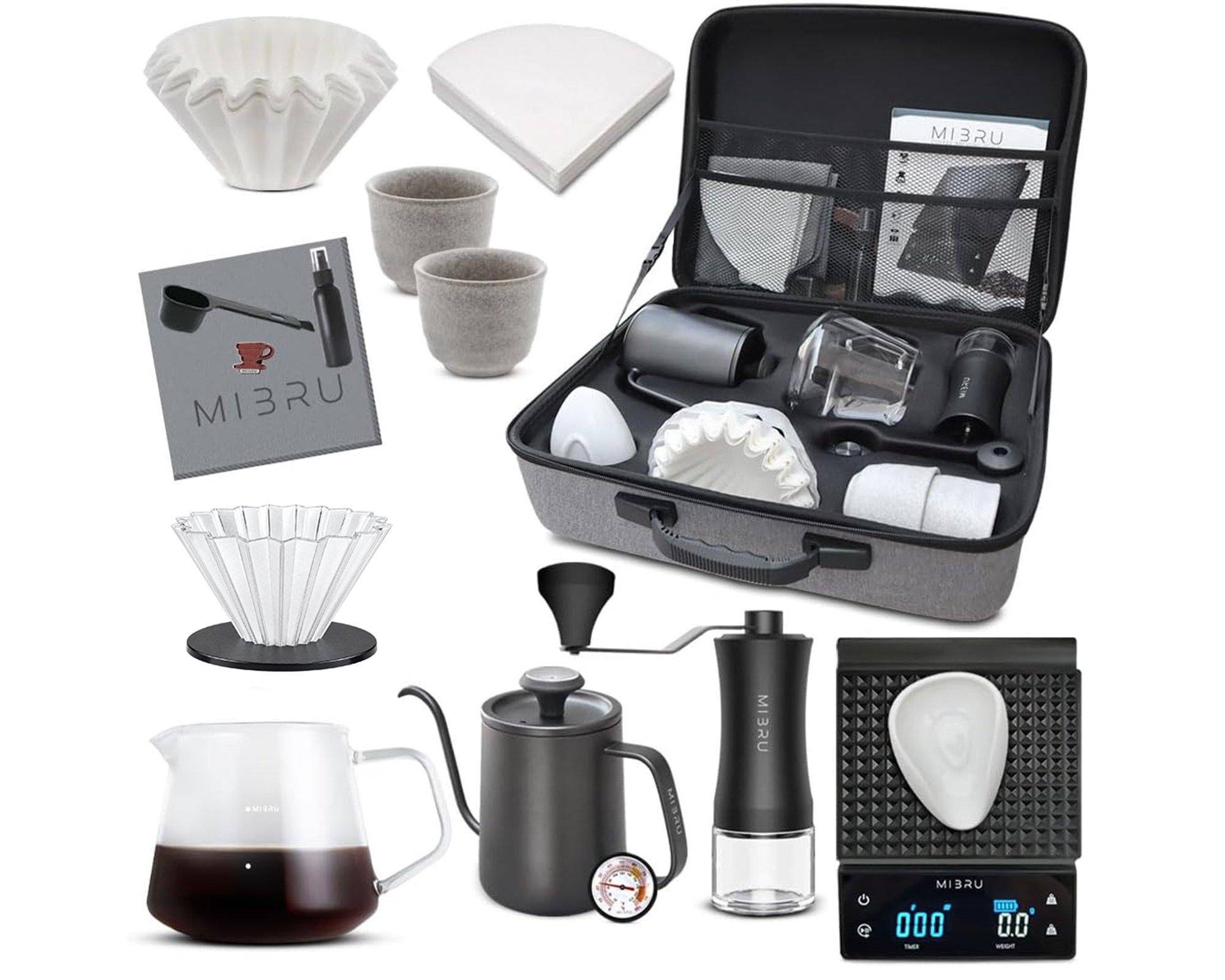 ميبرو Mibru V60 Drip Coffee Maker Pour Over Kit