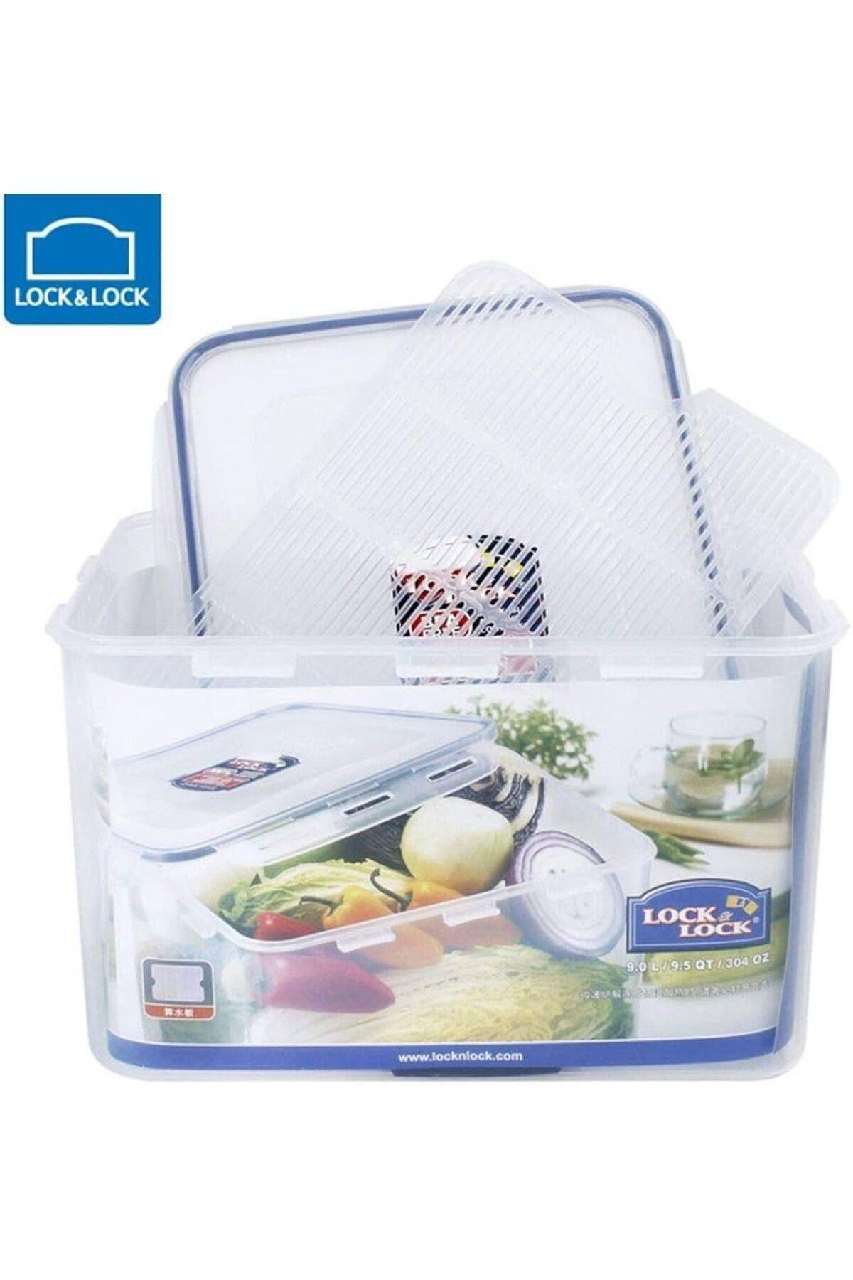 Rectangular food storage container 9l, large plastic storage box - eXtra