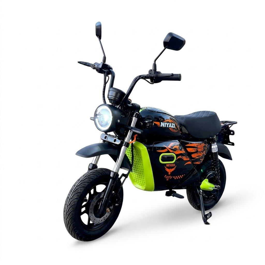 S7 Electric "Honda Style" Mid-Size Bike - 1500W Motor, 60V 25Ah Lithium Battery, Hydraulic Oil Brakes & NFC Ignition. 1