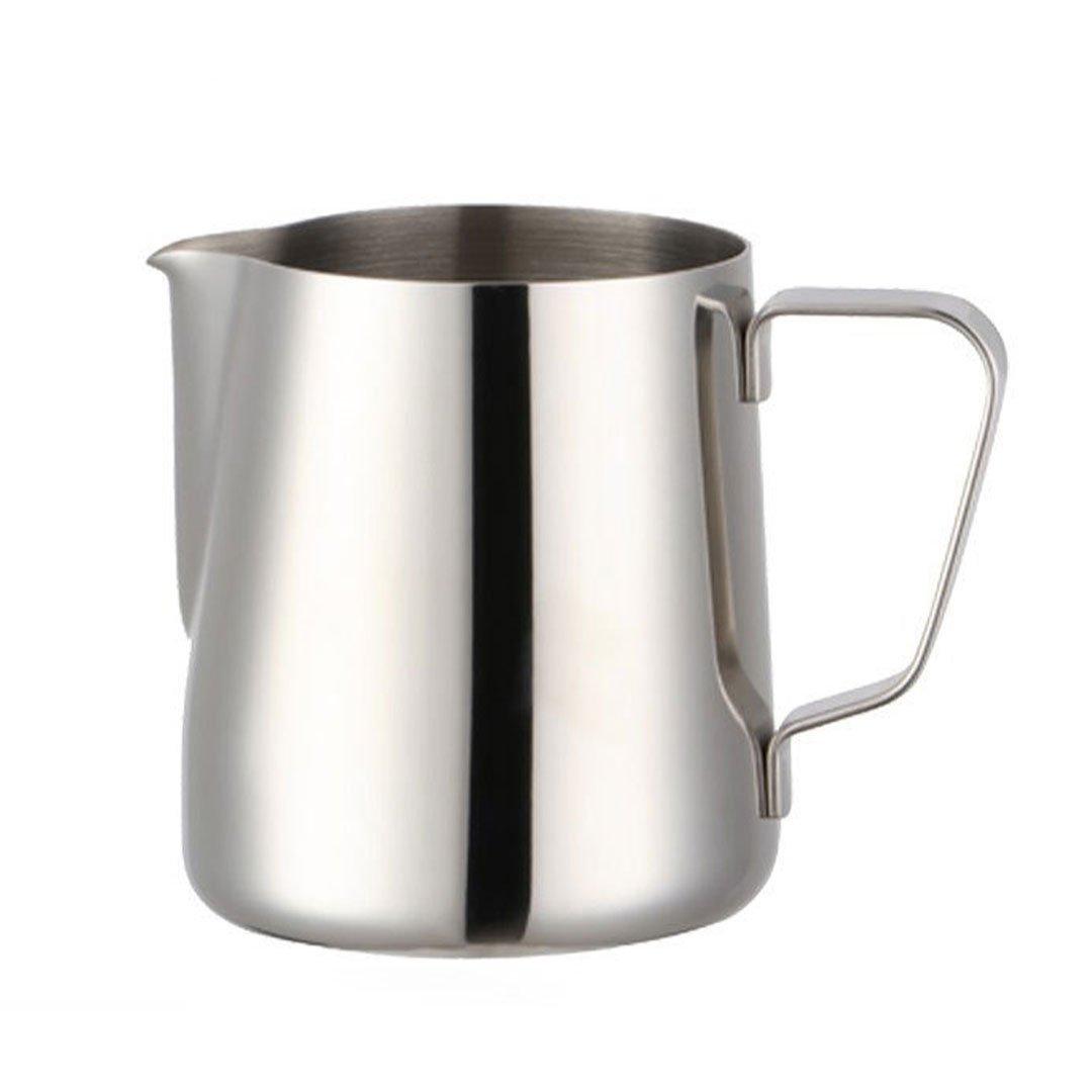 mibru Mibru Milk Frothing Pitcher 200ml 200 ml , Material: Stainless Steel, Mixer Type (Handheld or with Stand): Handheld, Color / Finish: Stainless Steel