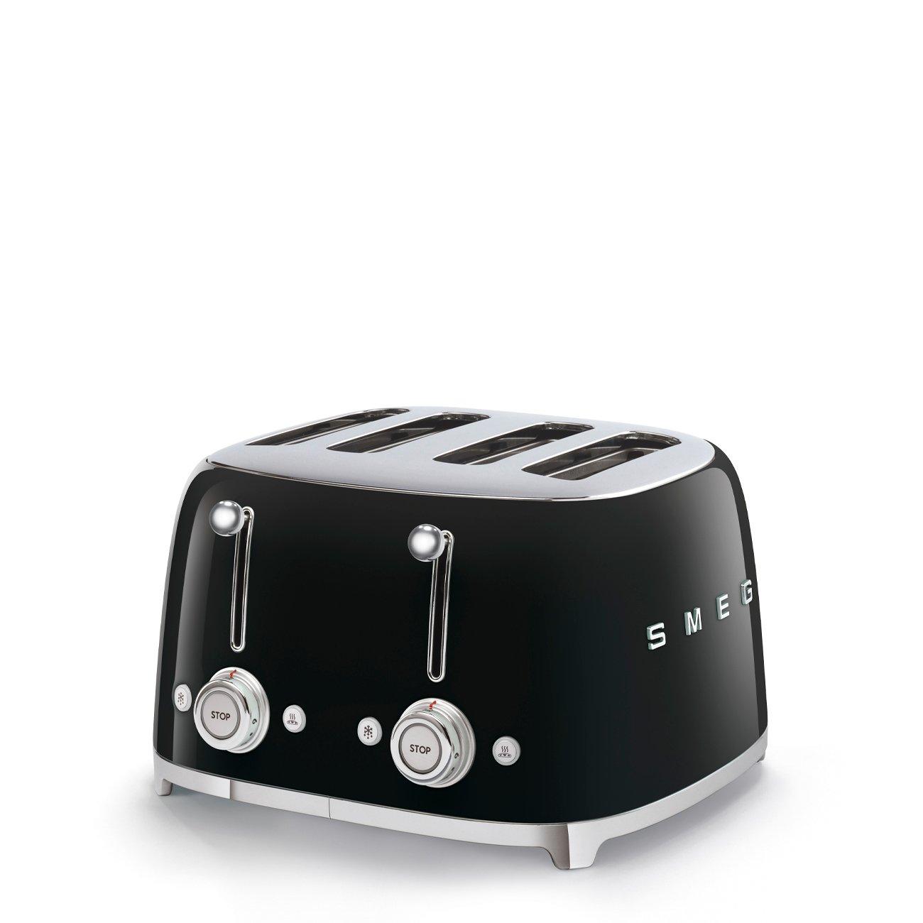 smeg Smeg 50 S Retro Style 4-slot Toaster , Number of Slices: 4, Browning Control Levels: 6, Defrost Function: Yes, Toaster
