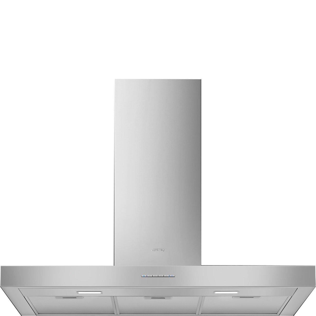 smeg Smeg 90cm Chimney Wall Mounted Hood Stainless Steel 2 YEARS , Appliance Type: Range Hood, Fuel Type: Electric, Installation Type: Hardware Mount, Buttons, 2 Years