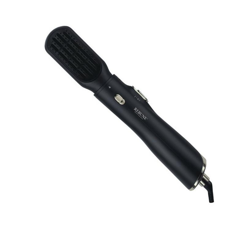 ريبون استشوار شعر ثلاثة مستويات حرارة 1200 واط - أسود - re-2108-1