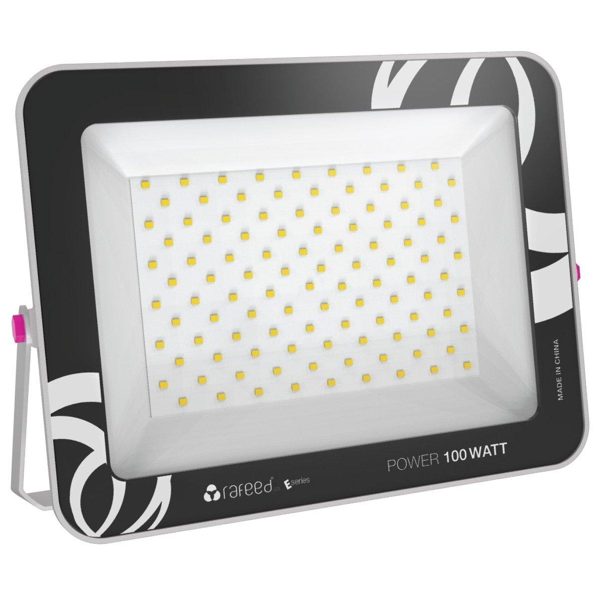 Rafeed led flood light 100w 6000k ip65 outdoor security light, 8500 ...