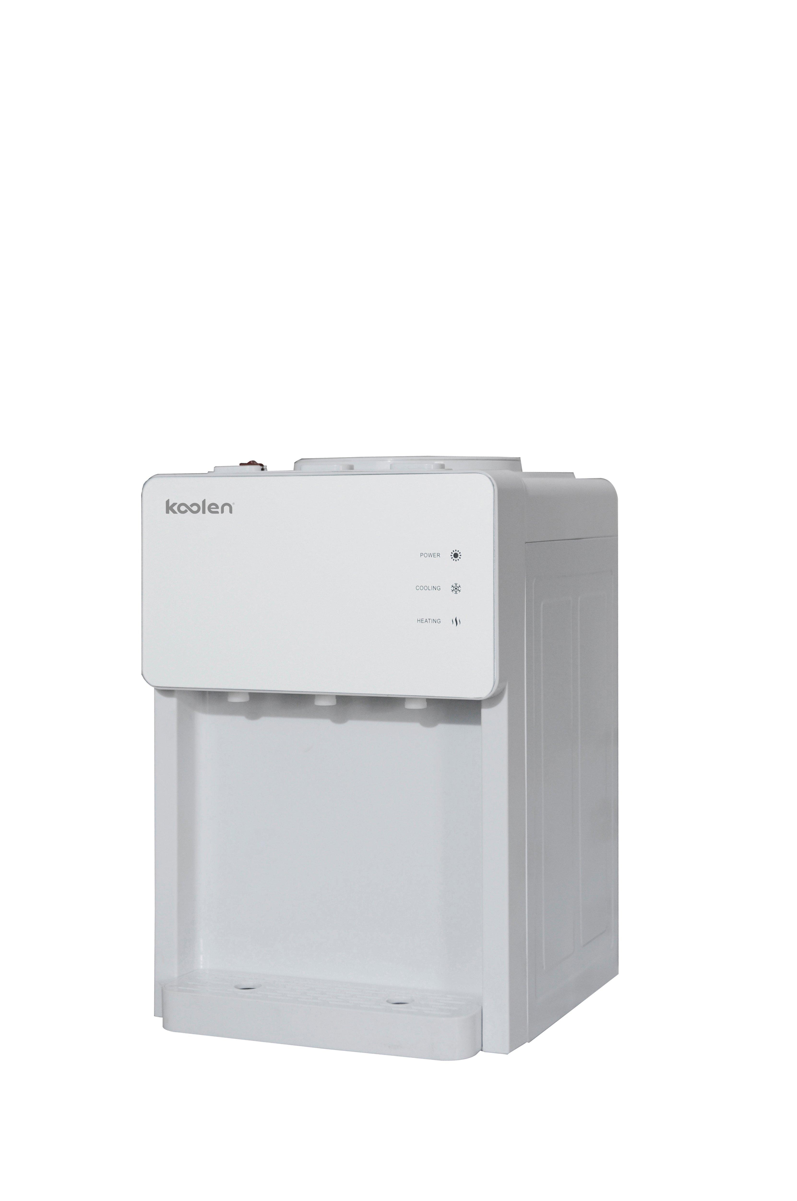 koolen Koolen Water Dispenser Tabletop 4l 4000 ml 590W , Hot & Cold Function: Yes, Number of Taps: 3, Top or Bottom Loading: Top Loading, Push Buttons, 2 Years