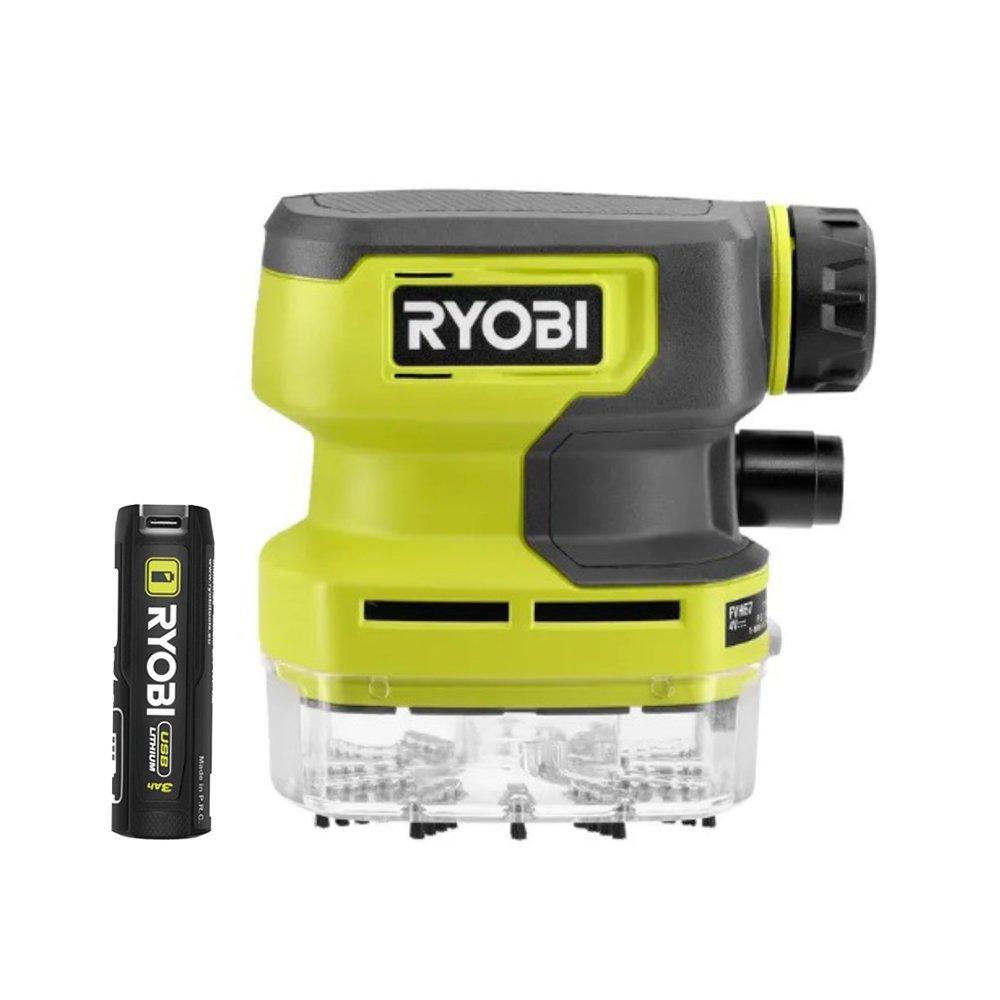 ريوبي RYOBI Mini Vacuum Cleaner With Usb Lithium Battery Combo Kit