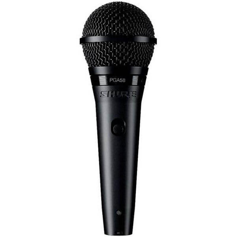 مايك شور pga58‑xlr الديناميكي للأداء الصوتي | ميكروفون سلكي احترافي
