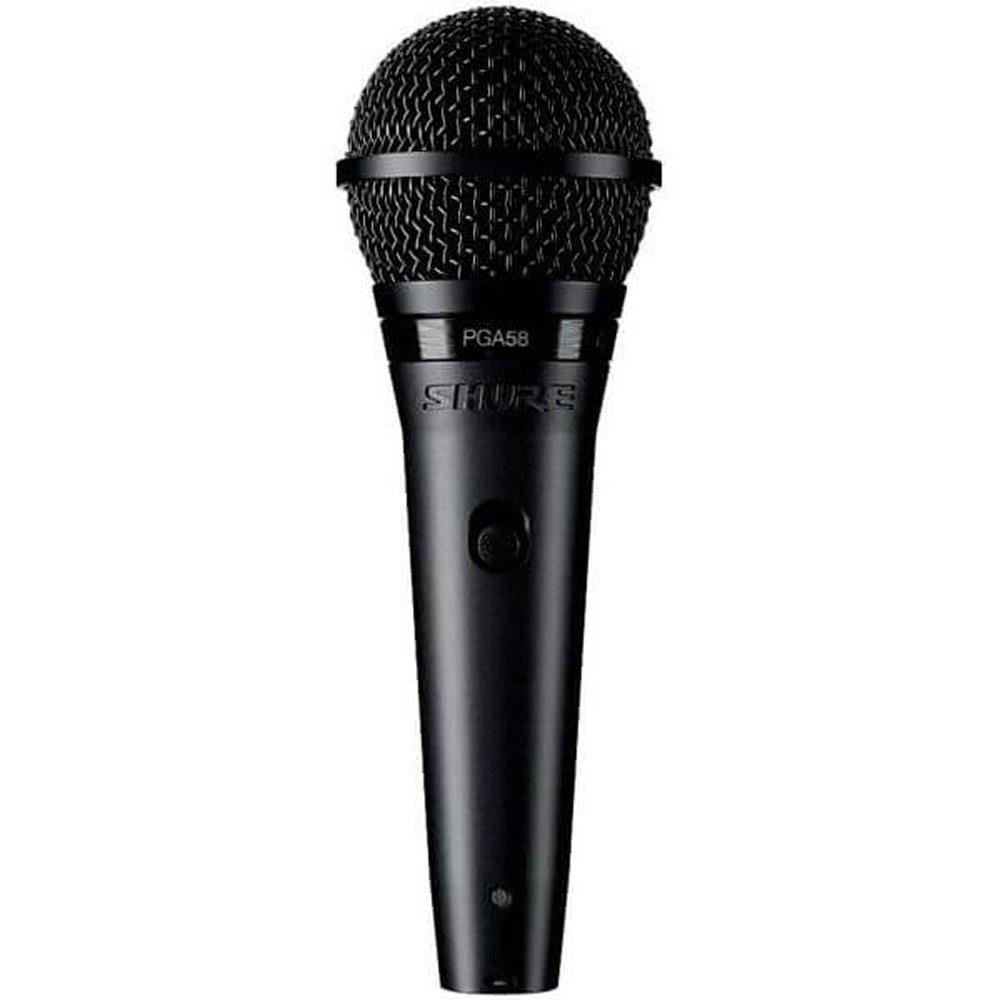 SHURE SHURE pga58-xlr , Connection Type: XLR, Phantom Power Required: No, Microphone Type: Dynamic Microphone