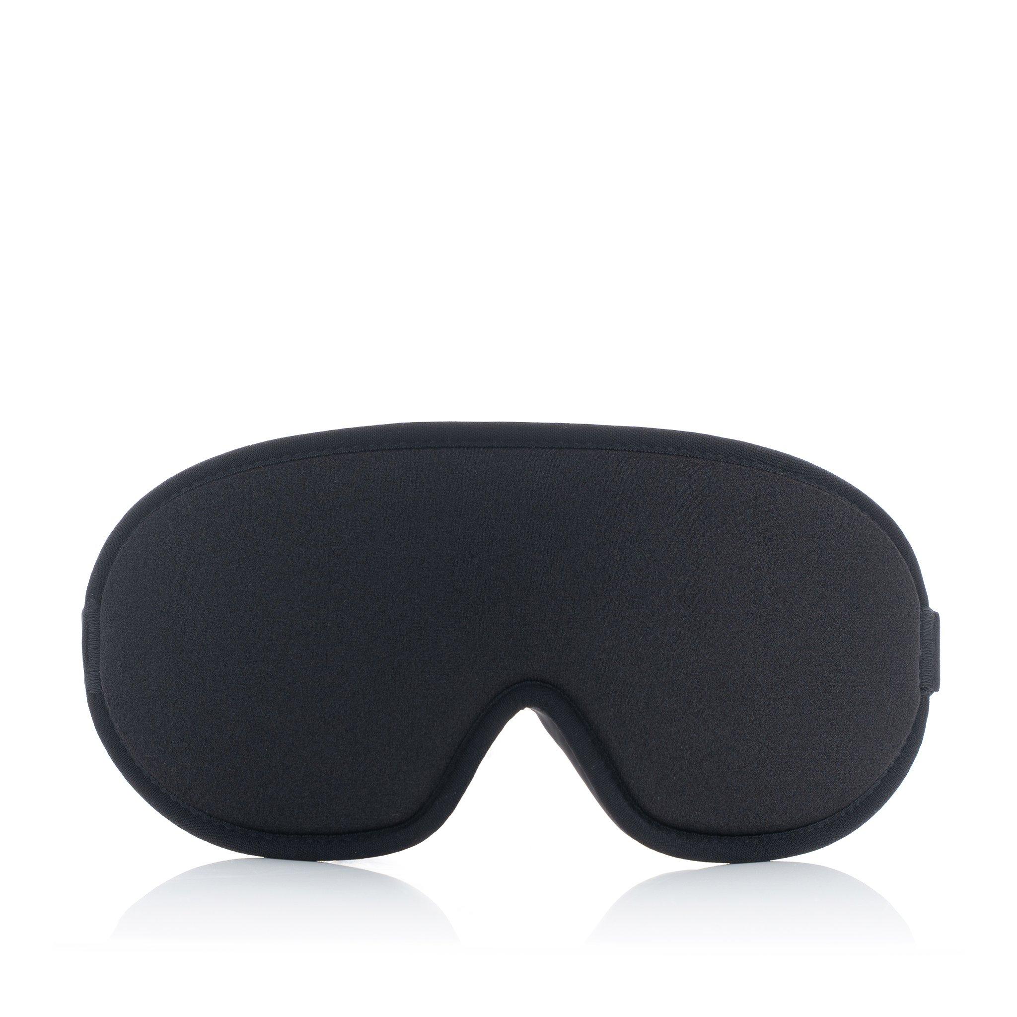 Bedzzzz memory foam sleep eye mask | full light blocking for deep sleep | pressure-free ergonomic design | eye relaxation & comfort | adjustable strap | ideal for travel & home 1