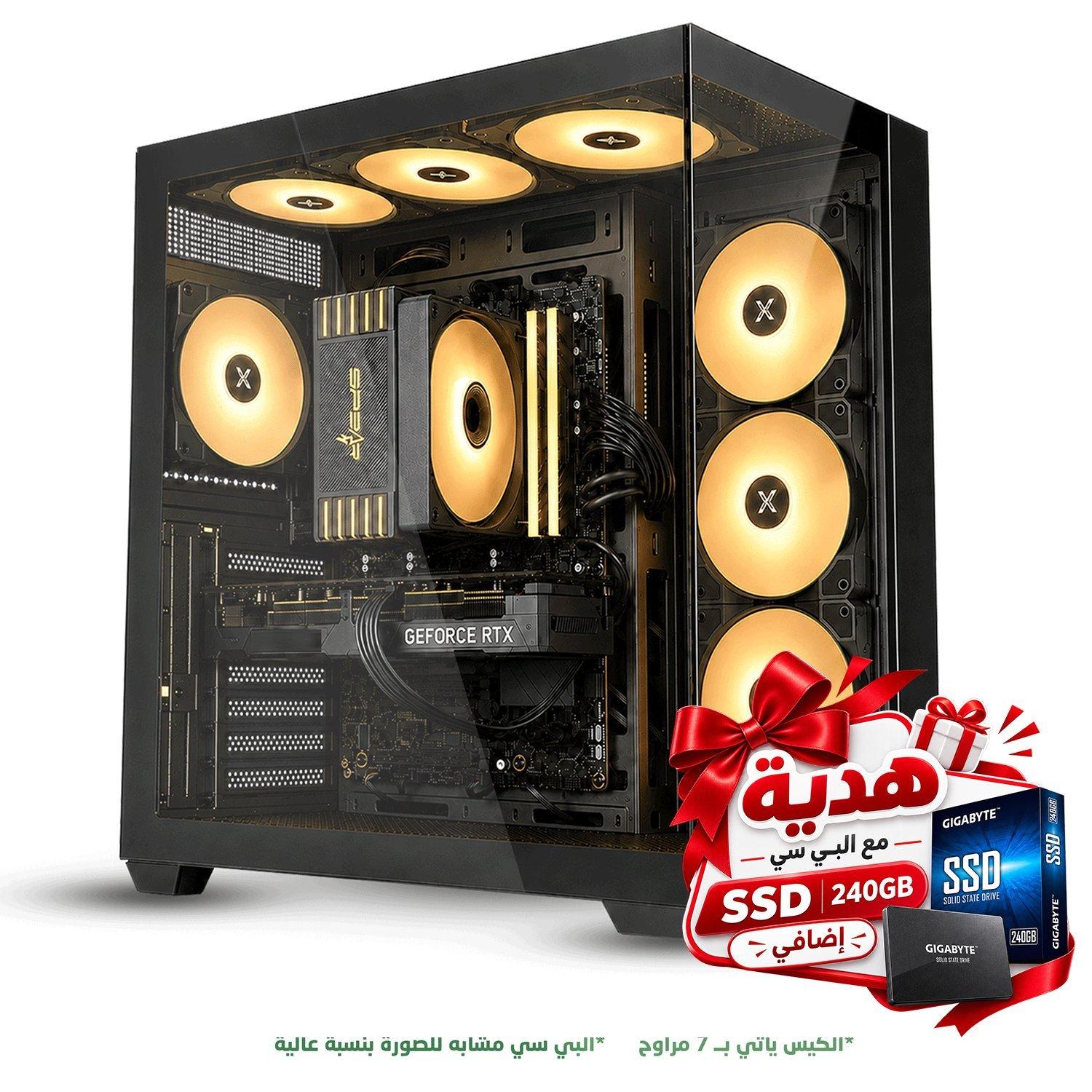 سعودي قيمرز Saudigamerz Gaming Pc i5-14400f Rtx 5060 1000GB 16GB