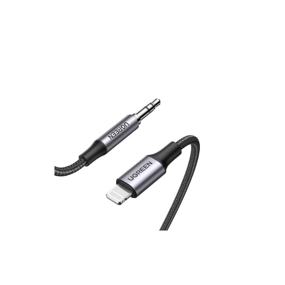 ugreen Ugreen Lightning To 3 Aux Cable 1m black 1m