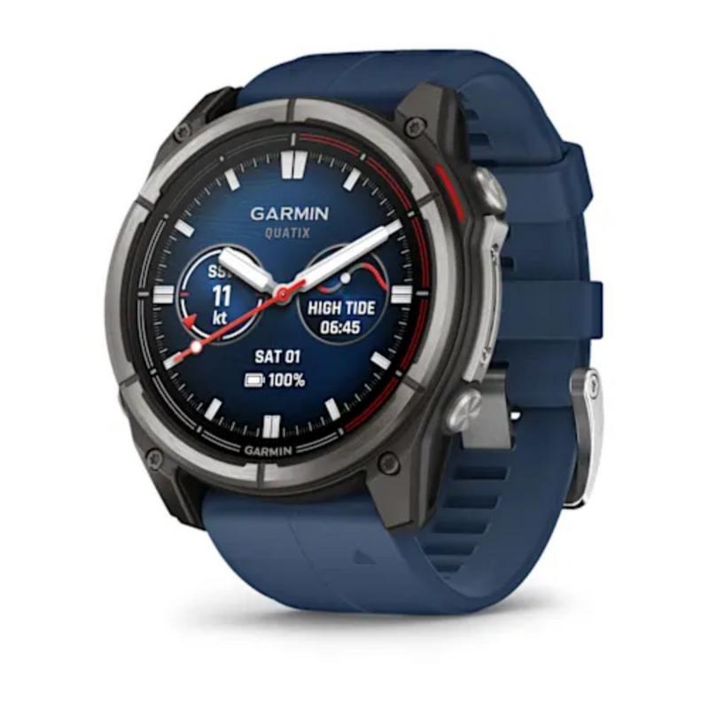 Quatix® 8 – 51 مم، amoled ساعة ذكية بملاحة gps بحرية