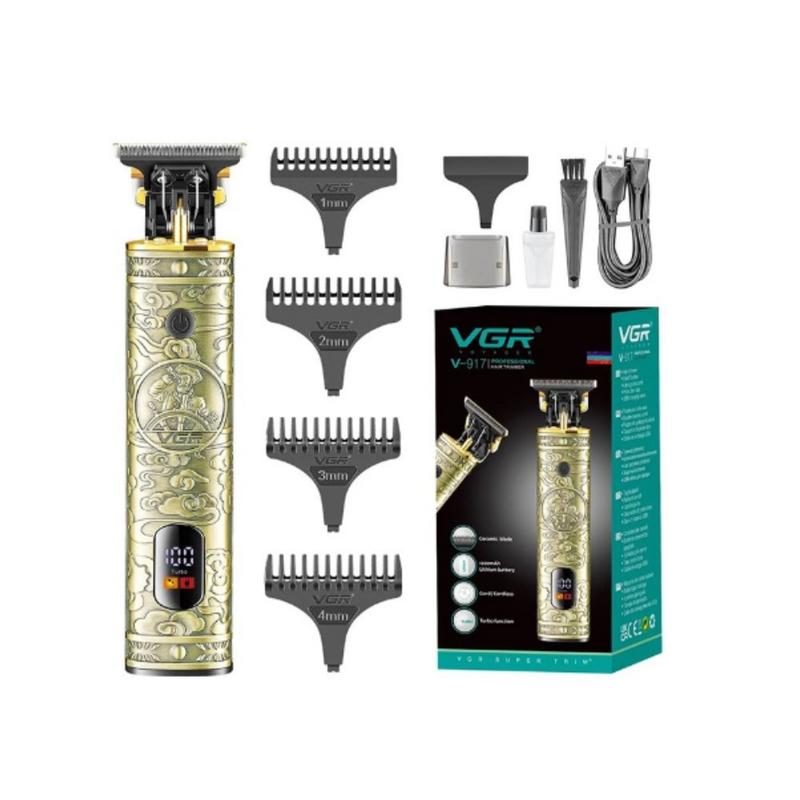 فى جي ار،ماكينة قص الشعر احترافية بتصميم أنيق وأداء قوي ودقة عالية للحلاقة المثالية من vgr
