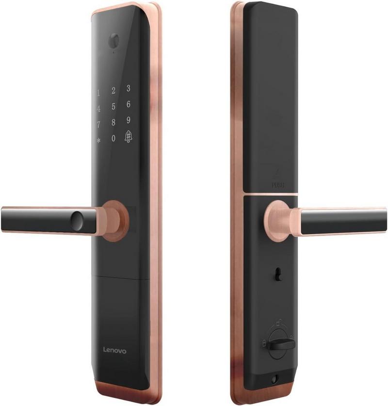 قفل لينوفو E3 برو الذكي | نظام دخول ذكي فاخر مع اتصال فيديو عن بُعد وأمان عالي المستوى