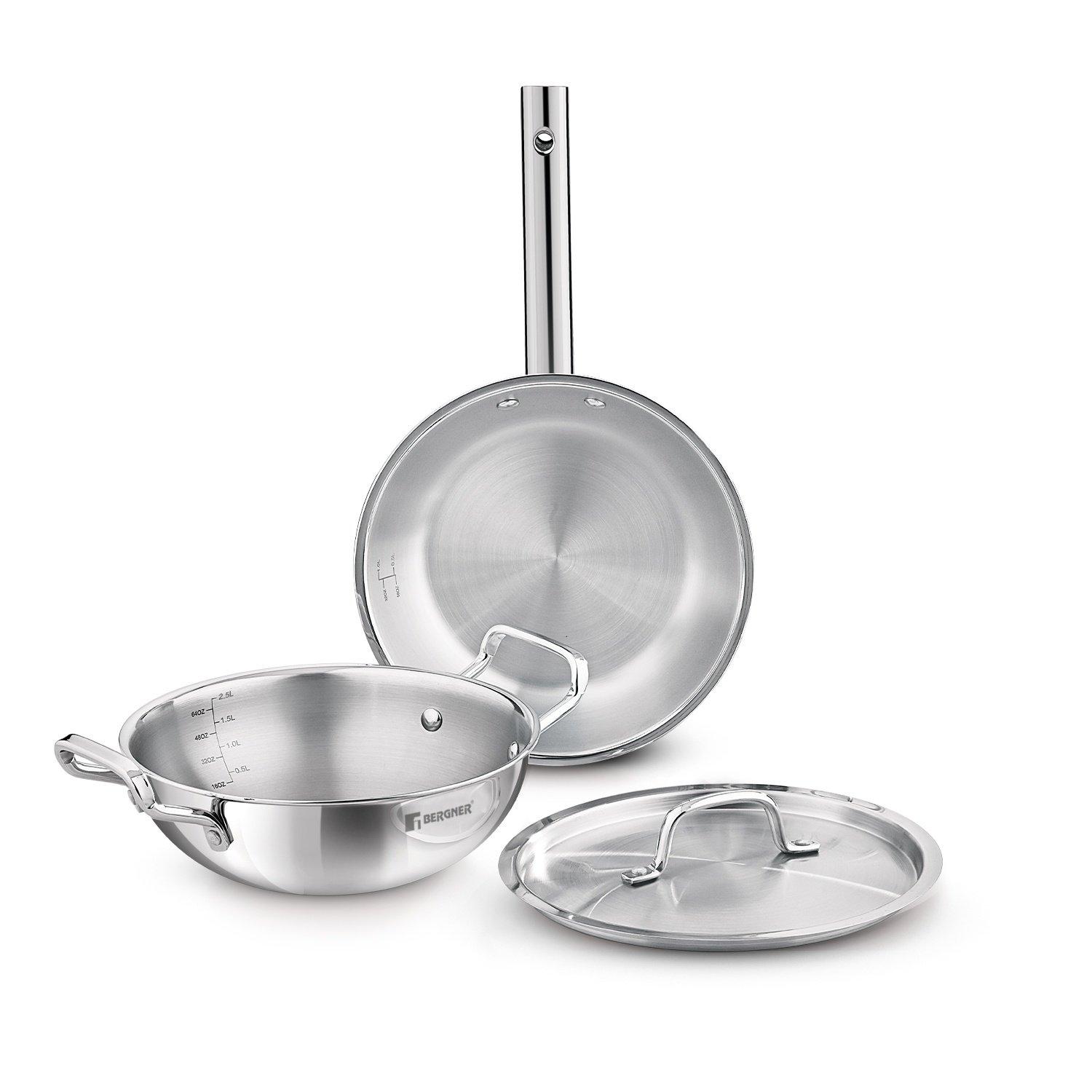 بيرغنر BERGNER Tripro 3-pc Cookware Set 3100 ml