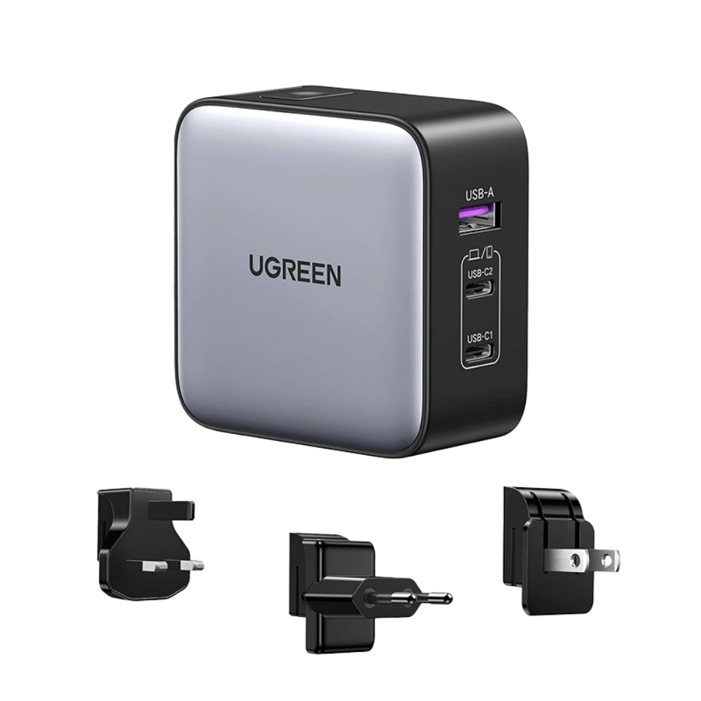 يوغرين شاحن يوغرين نيكسود جان 2 منفذ USB-C ومنفذ USB متعدد المقابس