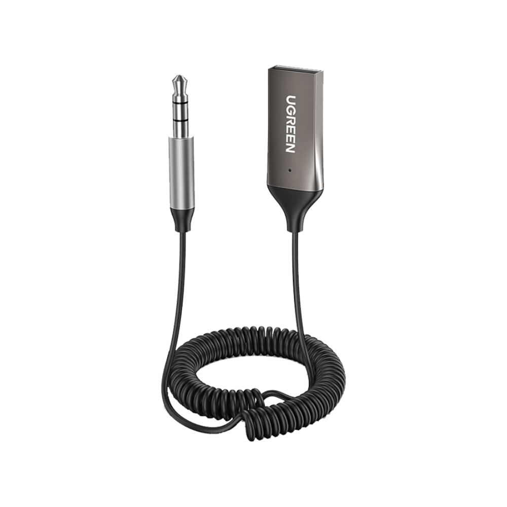 يوغرين Ugreen Aux To Bluetooth 5 0 Adapter space gray
