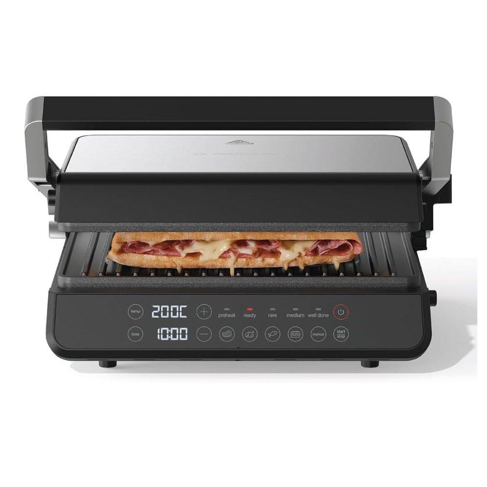 nutricook Nutricook nc-cg240 Contact Grill 2000W , Capacity: 8, Material: Stainless Steel, Coating Type: Non-Stick, Oven Safe: Yes, 37, 2