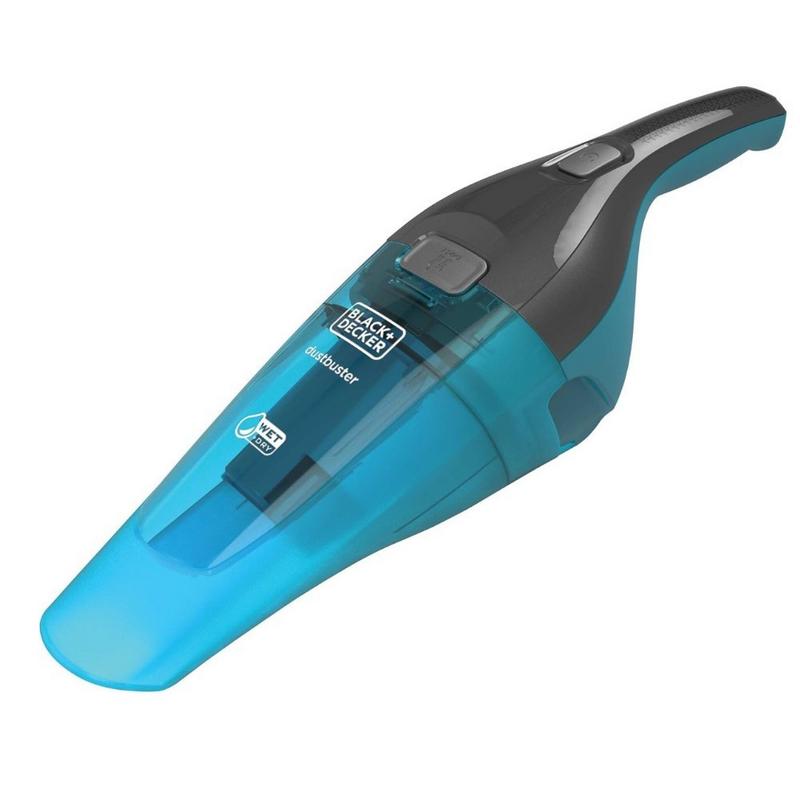 مكنسة بلاك + ديكر لاسلكية محمولة (black + decker wdc215wa-b5) - للاستخدام الجاف والرطب 2 في 1 - قوة 7.2 فولت - سعة 385 مل - لون أزرق (ضمان سنتين)