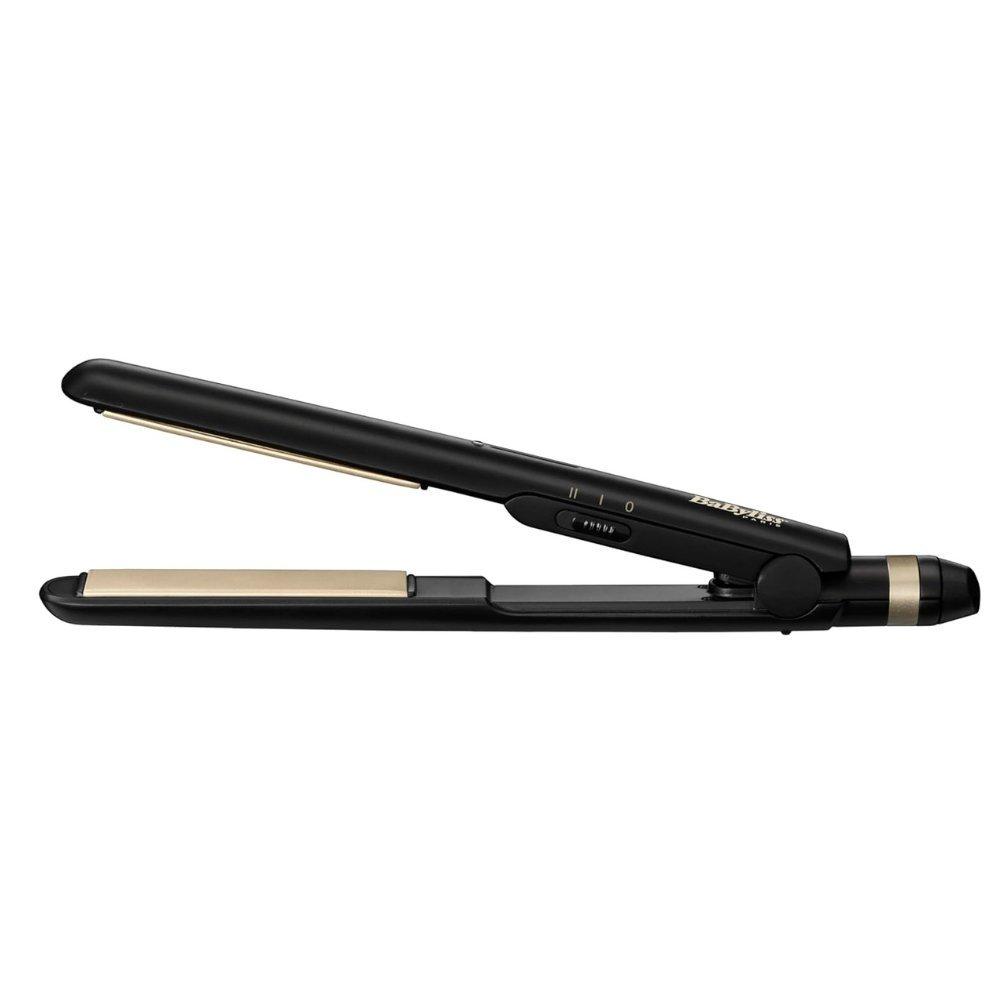 Babyliss hair straightener (st089sde) - ceramic coated plates - up to 230°c - 2 heat settings - multi-voltage & auto shut-off - black 1