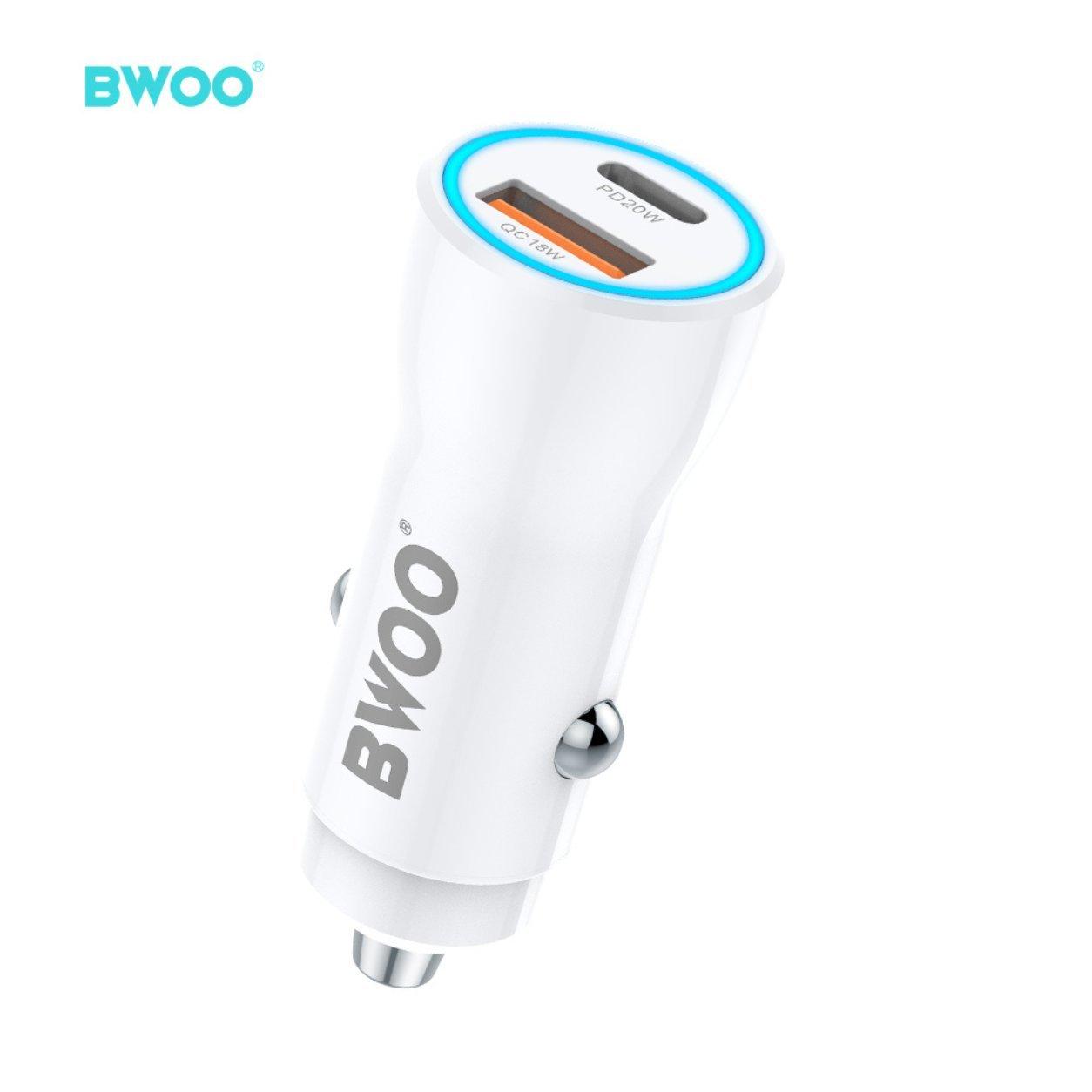 بي وو Bwoo Car Charger PD38 W Dual Port Usb C 38w