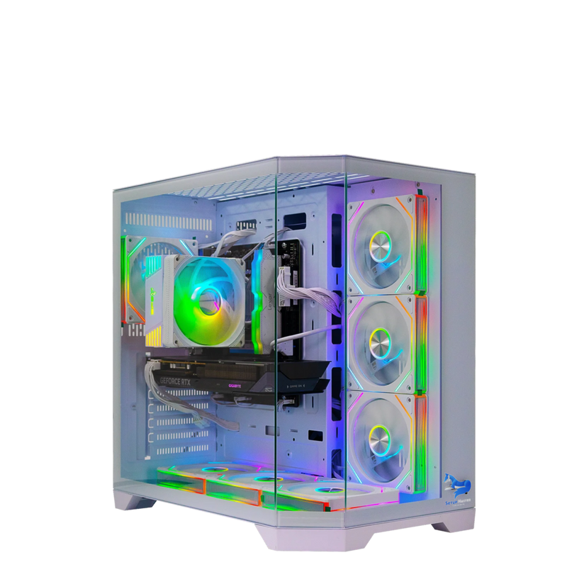 حاسوب ألعاب احترافي بمعالج إنتل كور i5-14400f / 16 جيجابايت ذاكرة ddr5 / 1 تيرابايت ssd / 8 جيجابايت بطاقة رسومات nvidia geforce rtx 5060 / ويندوز 11 برو