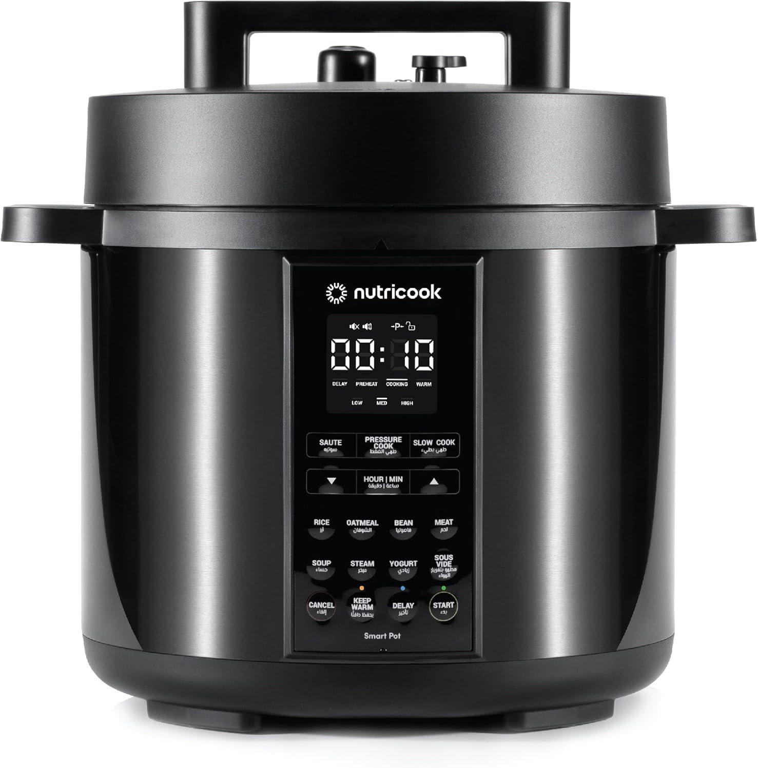 nutricook Nutricook Dual Stack Air Fryer 6 6l 9600 ml , Capacity: 9.6, Material: Aluminum, Coating Type: Non-Stick, Oven Safe: No, Yes, 28, 6