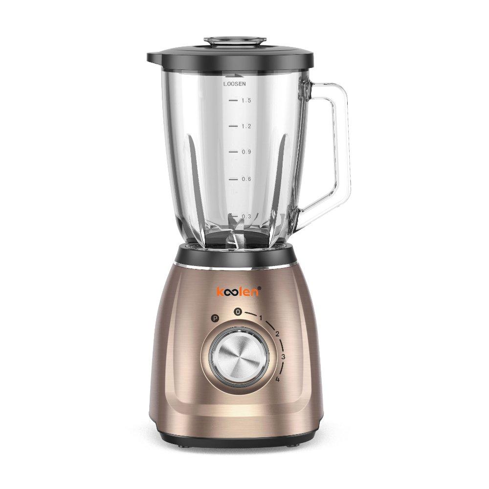 koolen Koolen Electric Blender With Glass Jar 1750 ml 1300W , Blender Type: Countertop, Appliance Type: Blender, Power Consumption: 8.01107027E8, Yes