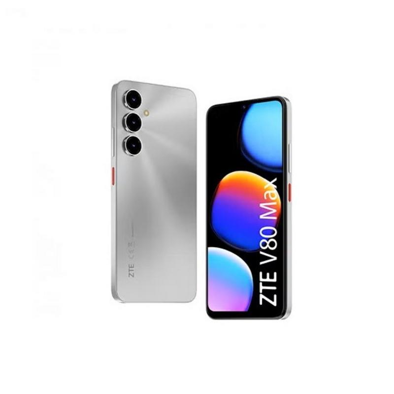 جوال v80 max (فضي ستيلر) شاشة 6.9 بوصة hd+ بـ 120 هرتز | رام 4+10 جيجا | ذاكرة 256 جيجا | بطارية 6000 مل أمبير | كاميرا ثلاثية ai بدقة 50 ميجابكسل