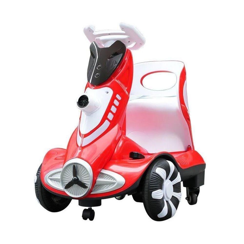 Electric Scooter For Kids, Scooter With Bubble Launcher 6V Battery, Ride On Toys For Children, 4 Wheel Car With Dual Motors, scooter With Remote Control, Sound Effects & Lights 1