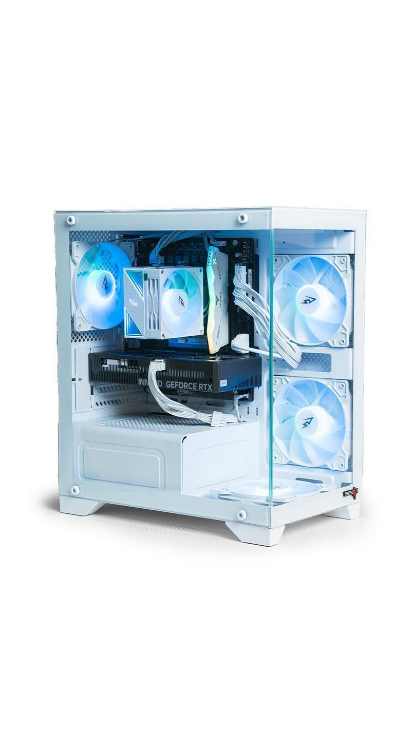 بي سي قيمنق rtx 3050 6gb | معالج intel core i5-14400f | ذاكرة 8 gb ddr4 | تخزين ssd بسعة 1tb | يشمل كيبورد وماوس