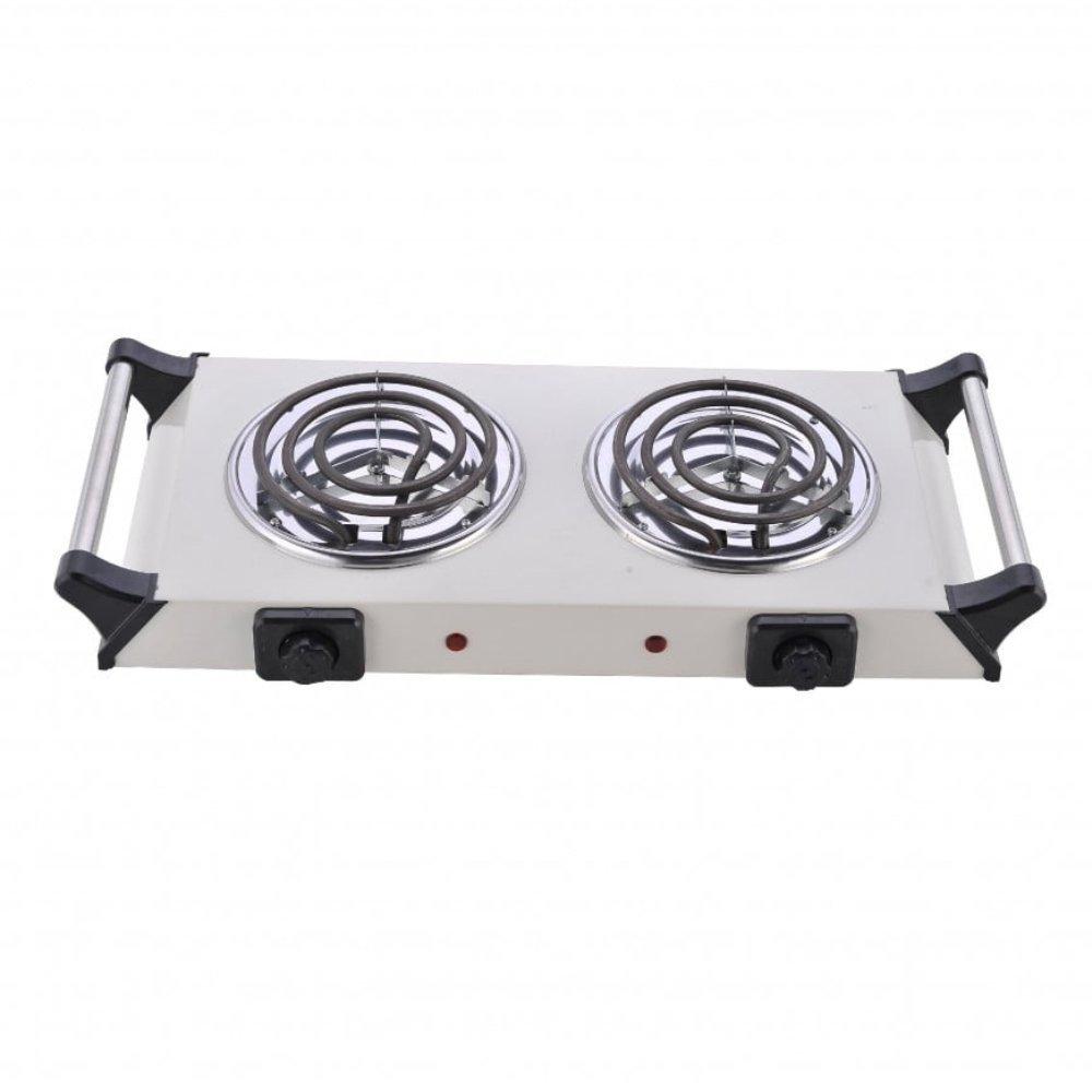 REBUNE REBUNE re-4-032 Double Burner Electric Hot Plate Cooktop 2000W