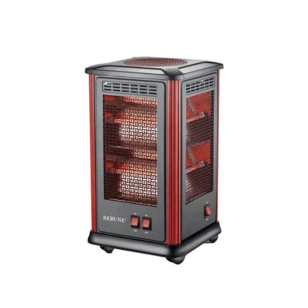 ريبون REBUNE re-7-041 5-sided Electric Quartz Heater With Wheels