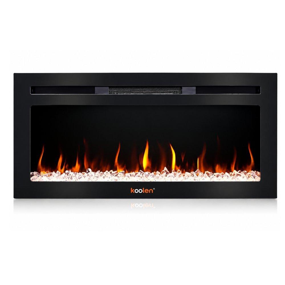 koolen Koolen Led Fireplace Heater With Bluetooth And Speaker 80 8cm 2000W