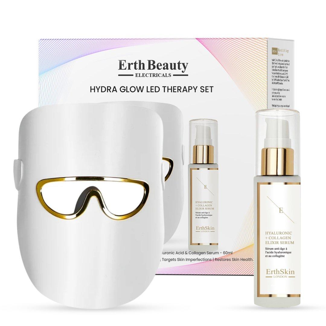 إرث سكين لندن Erth Skin London Erth Beauty London Hydra Glow Led Therapy With Serum Set