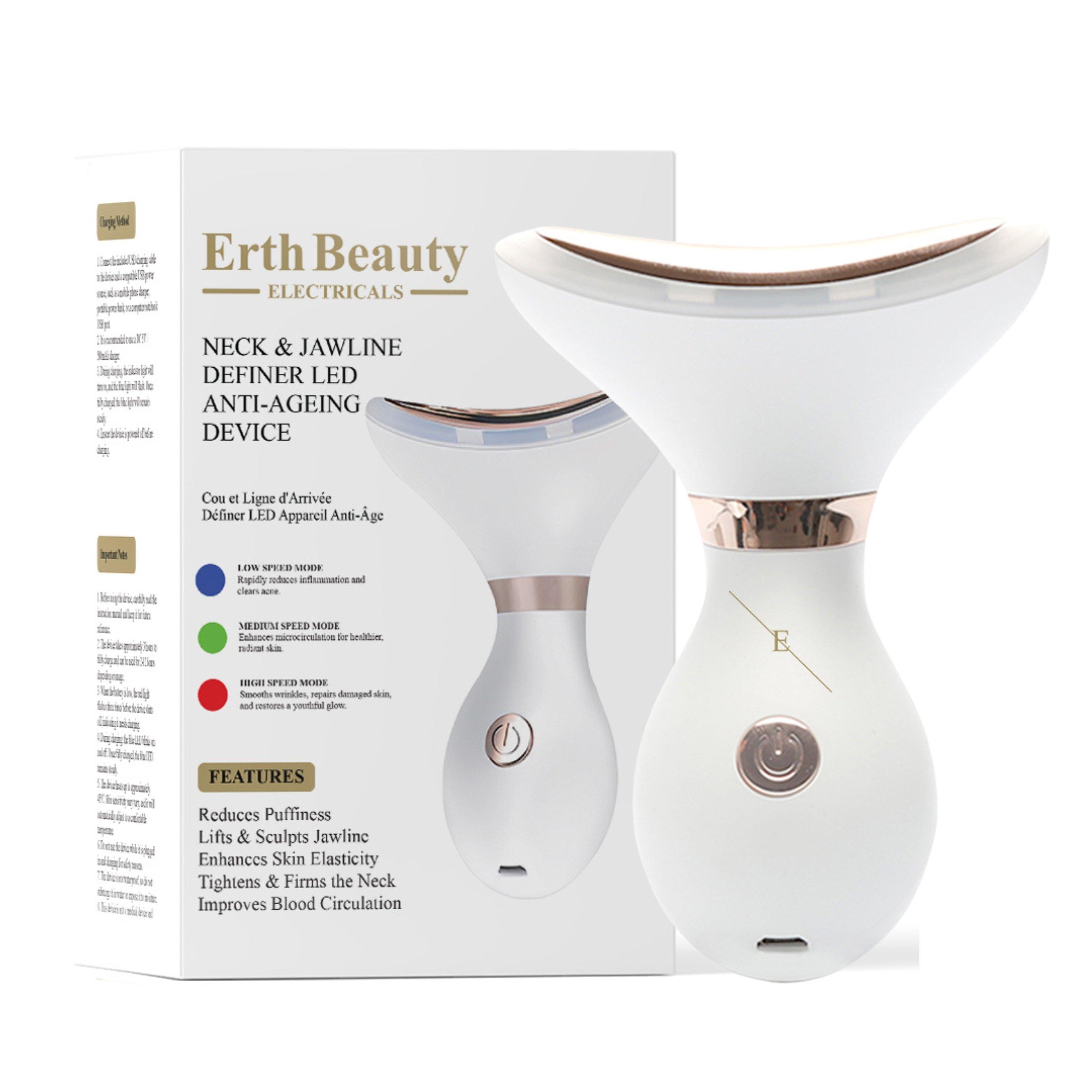 إرث سكين لندن Erth Skin London Neck Jawline Definer Led anti-ageing System