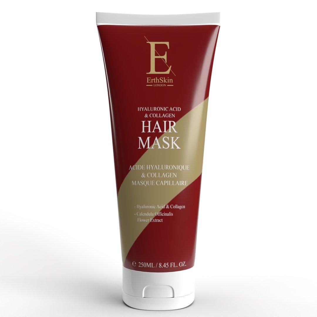 إرث سكين لندن Erth Skin London Erthskin London Hyaluronic Acid Collagen Hair Mask 250 MASK250 250 ml