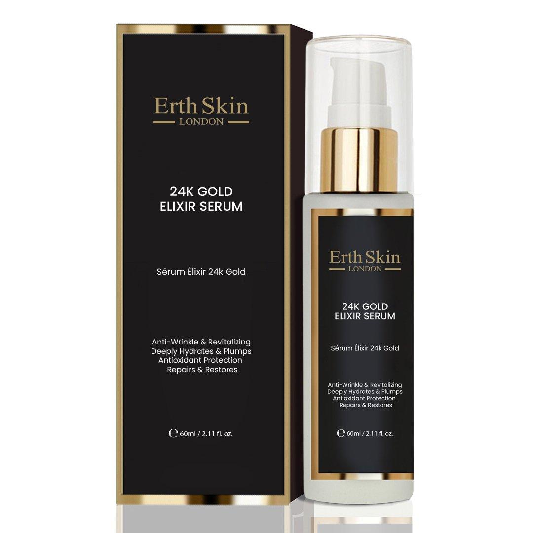 إرث سكين لندن Erth Skin London anti-wrinkle Elixir Serum 24k 60 ml