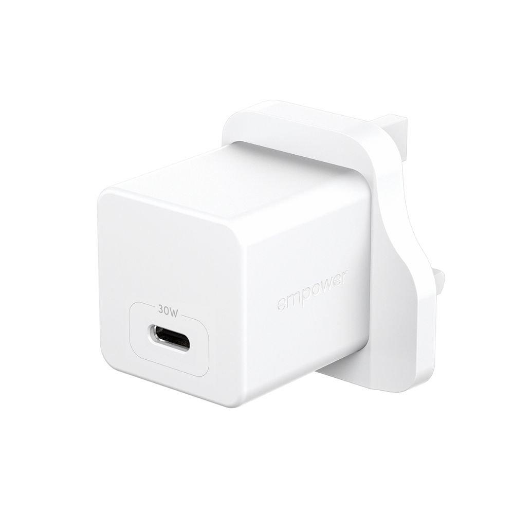empower Empower Turbo Charger Single usb-c silver white 30w , Device Type: Accessory