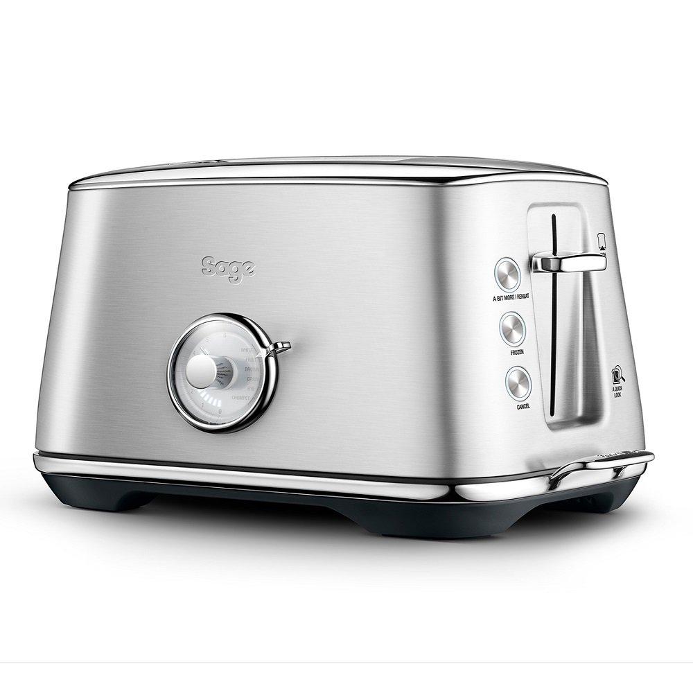 sage Sage Toast Select Luxe 2 Slice Toaster With extra-wide Slots Time Presets , Material: Stainless Steel, Number of Slices: 2, Color / Finish: Stainless Steel