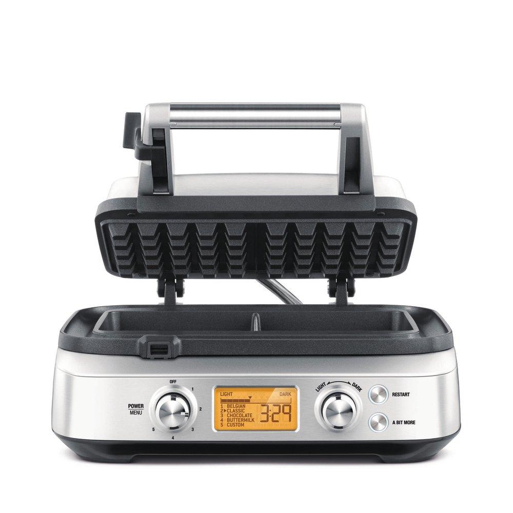 sage Sage Waffle Pro , Material: Stainless Steel, Plate Type: Waffle Plate, Non-Stick Plates: Yes, Removable Plates: No