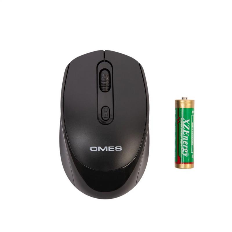 Os-b534 ماوس لاسلكي type-c 2.4 جيجاهرتز لون اسود اوميس