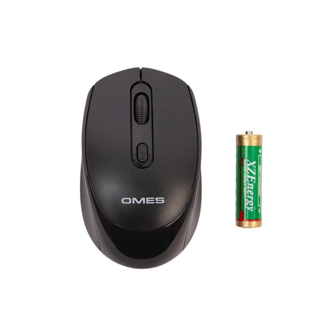 Os-b534 ماوس لاسلكي type-c 2.4 جيجاهرتز لون اسود اوميس 1