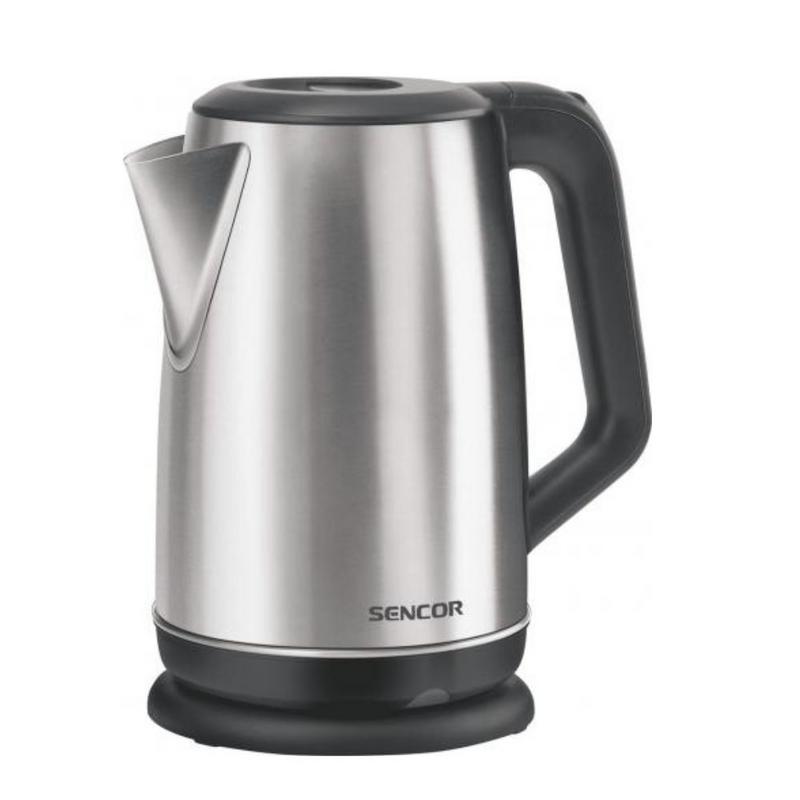 غلاية ماء كهربائية استانلس ستيل سينكور 1.7 لتر موديل swk 2550ss | سخان ماء وسريع الغليان للشاي والقهوة بقدرة 2200 واط sencor