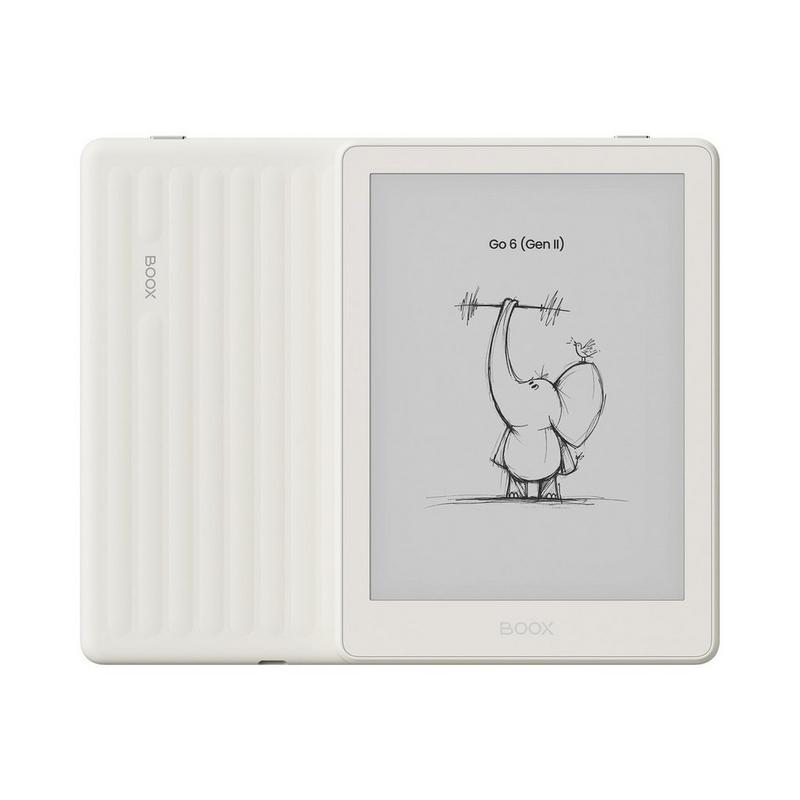 بووكس جو 6 الجيل الثاني 3GB 32GB قارئ إلكتروني بشاشة حبر إلكتروني (أبيض) | BOOX Go 6 (Gen II)