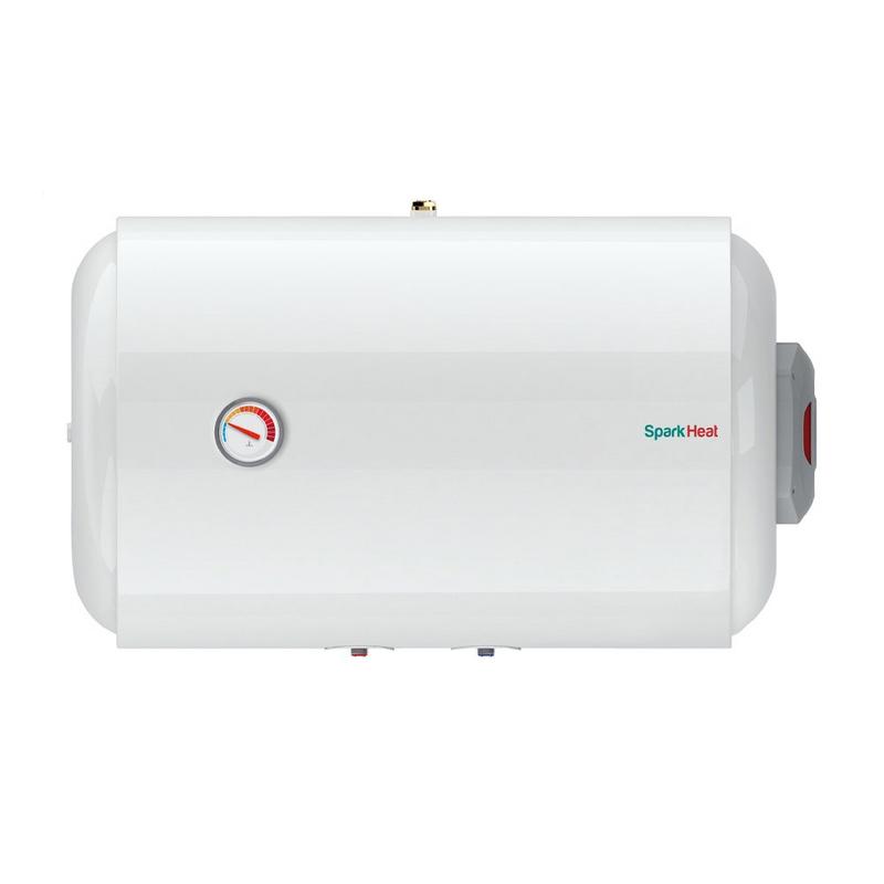 سخان مياه كهربائي أفقي spark heat من الخزف السعودي سعة 80 لتر مع ضمان 3 سنوات، erp nr f، 1200 واط، 220–240 فولت