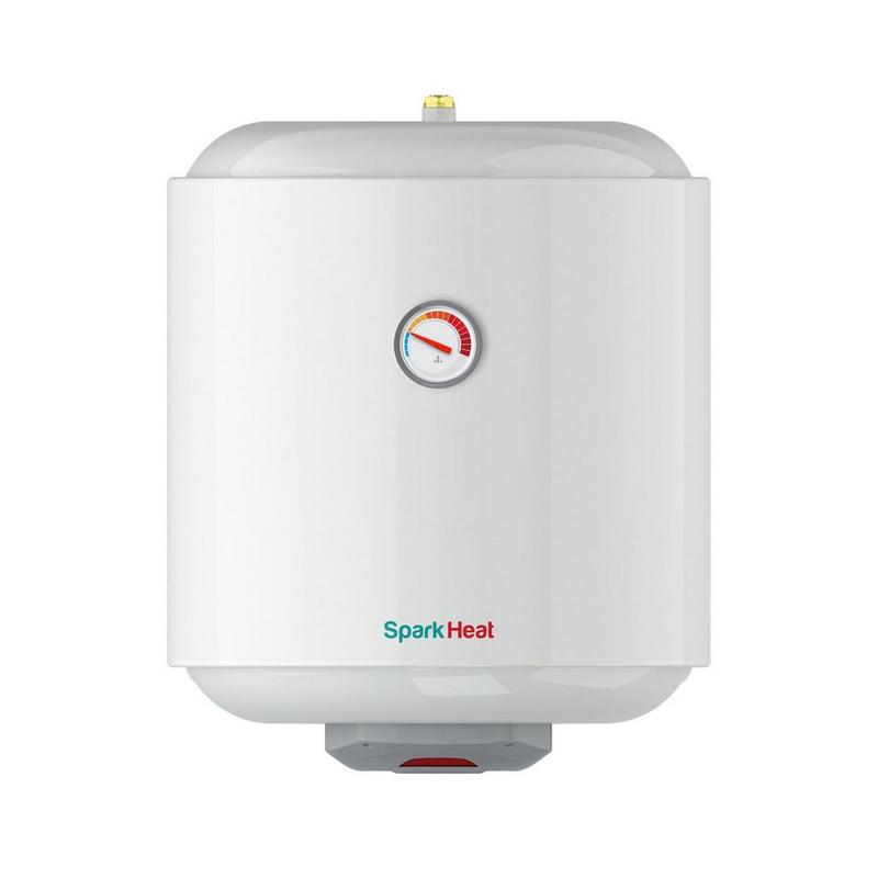 سخان مياه كهربائي عمودي spark heat من الخزف السعودي سعة 50 لتر مع ضمان 3 سنوات، erp nr f، 1200 واط، 220–240 فولت