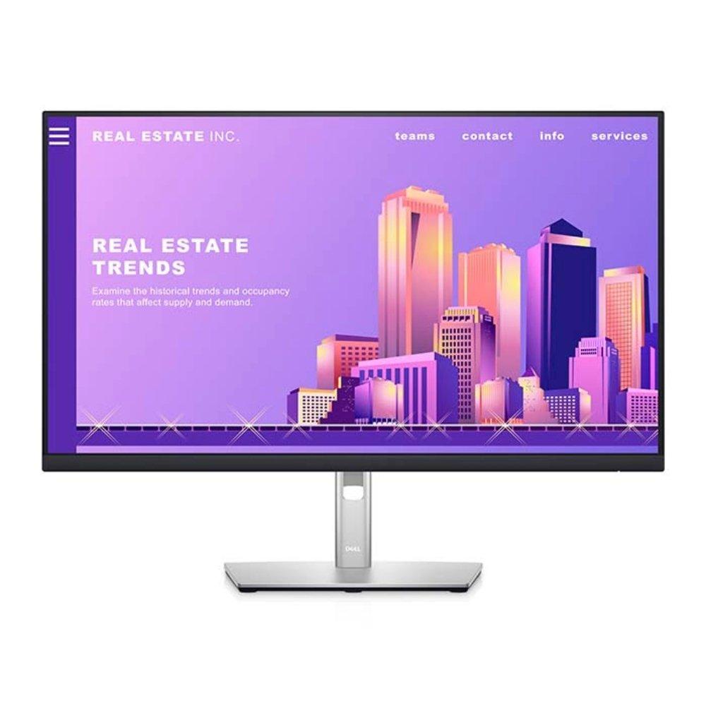 Dell p2422h professional computer monitor 23.8-inch full hd 1920x1080 resolution, wled backlight technology, ips panel type, 60hz refresh rate, 8ms response time, adjustable stand, multiple ports - b 1